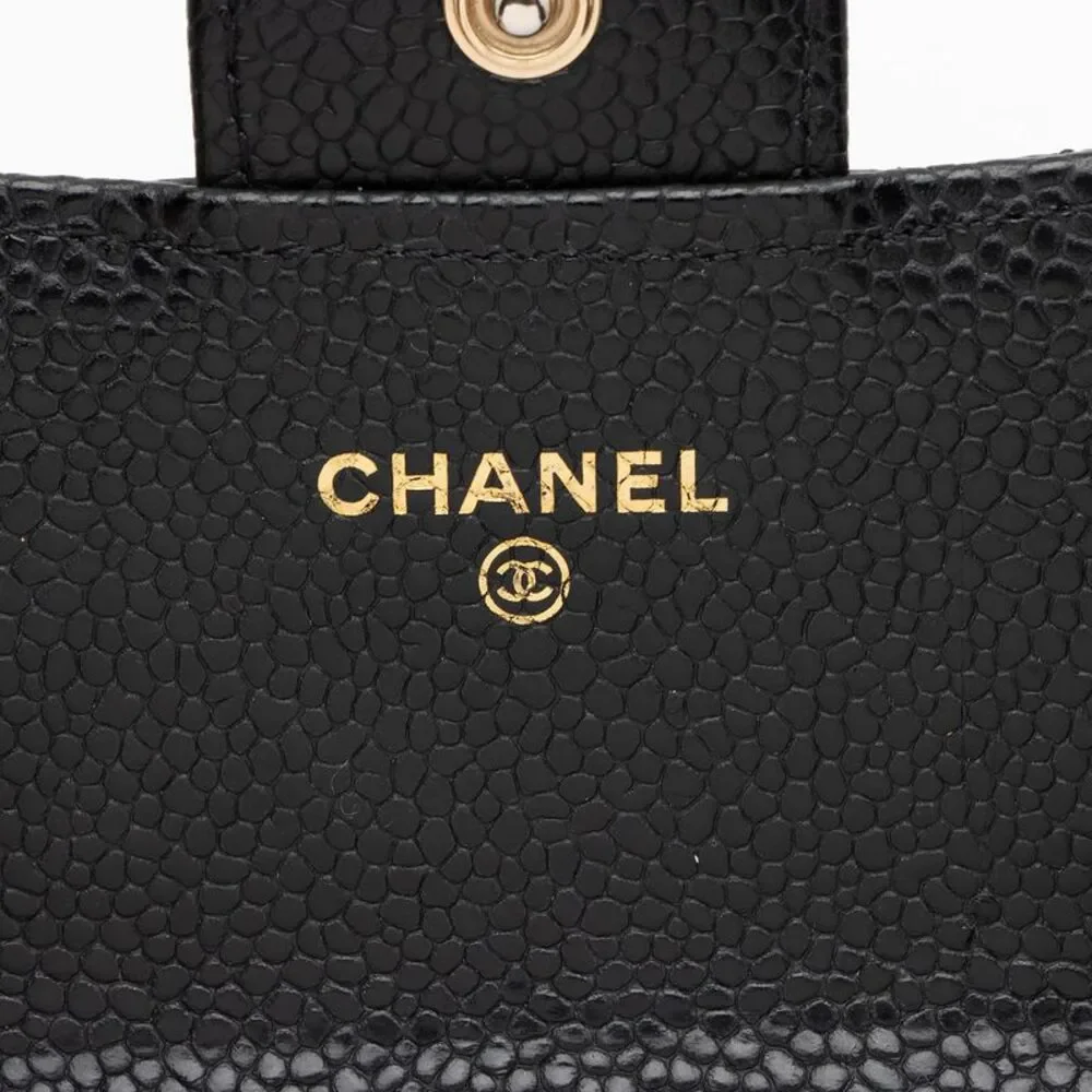Chanel Caviar Leather Classic Long Wallet